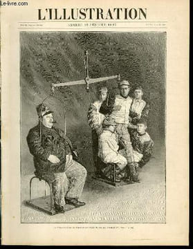 L'ILLUSTRATION JOURNAL UNIVERSEL N° 2816 - Gravures: le president de la Société des Cent Kilos de pesage (voir l'article p.155) - la prison de ...