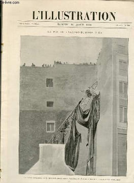 "L'ILLUSTRATION JOURNAL UNIVERSEL N° 3050 - Gravures: la fin du ""Santos-Dumont N°5"", le ballon dirigeable de M.Santos-Dumont aprés l'accident du 8 ...
