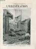 L'ILLUSTRATION JOURNAL UNIVERSEL N° 3365 - Gravures: à Casablanca, une ruelle, après le passage des pillards chaouia et le bombardement par nos ...