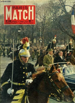 PARIS MATCH N° 510 - Jean XXIII sous l'oeil du cinémascope, Dernière heure : le village englouti, M. Coty rentre chez lui, Un inconnu devient le ...
