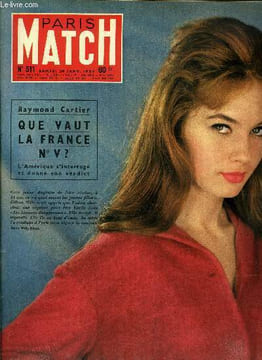 PARIS MATCH N° 511 - La complainte de la tournerie par Robert Collin, Dans l'horrible accident de Rio Minola l'archiduchesse de Vienne, La maman ...