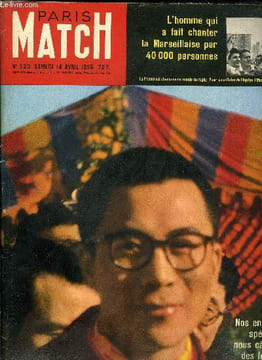 PARIS MATCH N° 523 - Sous la croix de Guadarrama 1 200 000 morts ont rendez vous par Maurice Croizard, La terre tremble, la messe continue, La ...