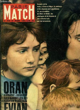 PARIS MATCH N° 675 - BJ 2000 ou le renouveau du coeur de paris, Il n'a pas peur de mourir, voila trente ans deja qu'il a le coeur blessé, Jackie ...