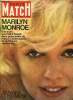 PARIS MATCH N° 697 - Seul, ruiné, en fuite, celui qu'on appelait le nouveau rockefeller, Eddie Gilbert, Adieu a Marilyn Monroe, Marilyn ouvre son ...