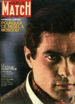 PARIS MATCH N° 728 - Ce jeune homme d'autrefois laisse un grand nom a l'Europe d'aujourd'hui, Charlotte s'en va-t'en guerre contre la Gentry, Raymond ...