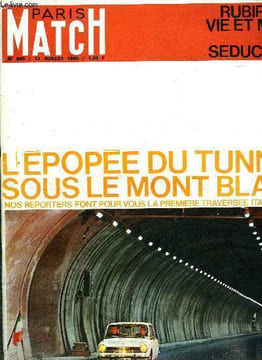 PARIS MATCH N° 849 - Le marché commun, est-ce désespéré ? La France ne peut rompre qu'en se poignardant par Raymond Cartier, Un grand séducteur ...