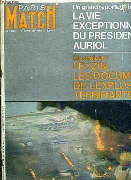 PARIS MATCH N° 875 - Une crise sous la Ve : Debre - Giscard, 50 ans d'exploits par Raymond Marcillac, La catastrophe de Feyzin, pourquoi ?, L'homme a ...