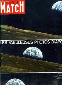 PARIS MATCH N° 1049 - Pendant qu'en Irlande de Gaulle songe au retour, voici comment Poher a décidé de rester candidat, Ou est la frontière entre la ...