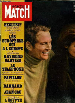 PARIS MATCH N° 1089 - Notre sondage dans 7 pays d'Europe, les européens disent oui par Raymond Cartier, Les poids lourds de la colère, Le téléphone va ...
