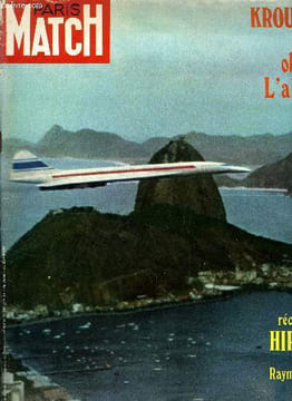 PARIS MATCH N° 1168 - La révolte sanglante de la prison d'Attica, La police et le gouvernement, A Rio, un oiseau qui vient de France : Concorde, Le ...