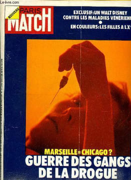 PARIS MATCH N° 1249 - Dix sept cadavres de trafiquants sur le pavé de Marseille, Dans les lycées révoltés, Mireille Nègre, la ballerine qui entre au ...