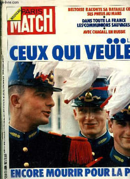 PARIS MATCH N° 1259 - Les premières communions sauvages, On persécute les motards, Ceux qui veulent encore mourir pour la patrie, Lejeune : qui est ce ...