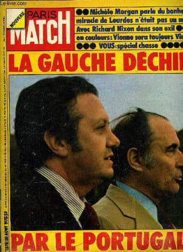 PARIS MATCH N° 1370 - Le poids de l'affaire portugaise écrase de plus en plus l'union de la gauche, en France, Les trois hommes providentiels a la ...