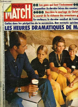 PARIS MATCH N° 1380 - Jayne, la fille de Jayne Mansfield, Le Carthaginois Bourguiba attend Valéry Giscard d'Estaing, Sur le Pen Duick VI, Tabarly, ...