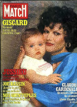 PARIS MATCH N° 1618 - Claudia Cardinale : je suis folle de joie, a un ans notre fille est le portrait de son père, Robert Sabatier remercie chaque ...