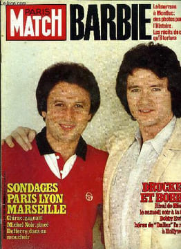 PARIS MATCH N° 1760 - Valery Giscard d'Estaing fête son anniversaire chez Thierry Le Luron en riant de lui même, Thierry Le Luron change souvent de ...