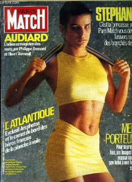 PARIS MATCH N° 1889 - Guadeloupe : la contagion canaque par Philippe de Baleine, L'Atlantique a bout de bras par Frédéric Beauchêne, Christine : ...
