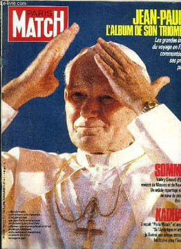 PARIS MATCH N° 1951 - Jacques Laurent le polisson, Philippe Labro : une adolescence américaine, André Glucksmann : le plan russe pour conquérir ...