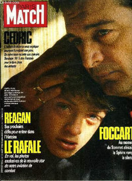PARIS MATCH N° 1956 - Cleopatre et Antoine, des amants pas si fous que ça, les interviews de François Chamoux et Françoise Xenakis, Emmanuelle Beart : ...