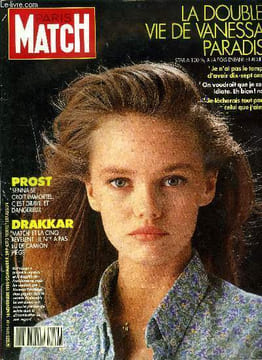 PARIS MATCH N° 2112 - Serge Lifar : extraits des Mémoires d'Icare, Vanessa Paradis : je n'ai pas le temps d'avoir dix sept ans, Le professeur Cabrol : ...