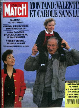 PARIS MATCH N° 2218 - Michael Jackson : 500 000 exemplaires de son album vendus en France avant sa sortie, Katherine Jackson : non, mon mari n'a ...
