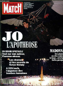 PARIS MATCH N° 2232 - Jacques Dutronc : je n'ai jamais eu le gout de la compétition par Catherine Tabouis, Les outsiders battent les favoris, Alain ...