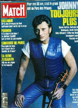 PARIS MATCH N° 2299 - Cambodge : a chaque pas, c'est l'enfer, Johnny Hallyday : mes golden 50, pour ses 50 ans, notre King s'offre trois fois le Parc ...