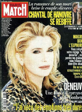 PARIS MATCH N° 2498 - Angelo Rinaldi - Yann Queffelec : une certaine idée de l'écriture, Dieu a-t-il un avenir ?, Sandrine Bonnaire, Christian Lacroix ...