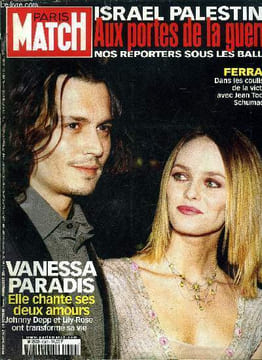 PARIS MATCH N° 2681 - Israël Palestine : si près de la guerre 40, témoignages sous les balles, Vanessa Paradis au firmaman par Irène Frain, Ferrari : ...