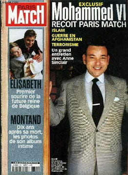 PARIS MATCH N° 2737 - Mohammed VI : la guerre a ses limites par Anne Sinclair, Les afghans entre deux feux par Arnaud Bizot, Pakistan : carnage a ...