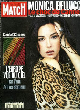 PARIS MATCH N° 2766 - Cannes : Monica Bellucci-Vincent Cassel, le couple par qui le scandale arrive par Henry Jean Servat, La chambre des dames par ...