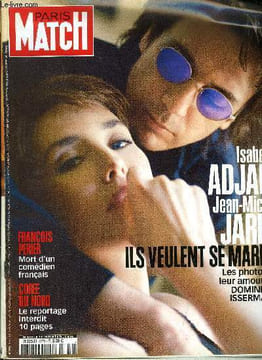 PARIS MATCH N° 2772 - Isabelle Adjani et Jean Michel Jarre : coup de foudre par Frédéric Mitterrand, G8 : les maitres du monde en toute intimité par ...