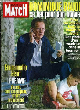PARIS MATCH N° 2818 - Alerte rouge pour Raffarin, Ferry, Fillon par Laurence Masurel, Du sang sur Casa la Blanche par Régis Le Somier, Dominique ...
