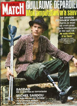 PARIS MATCH N° 2831 - Guillaume Depardieu : l'amputation, ma première décision d'homme livre par Jean François Chaigneau, New York : voyage au bout de ...