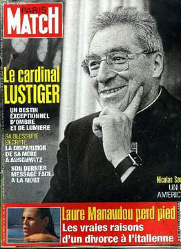 PARIS MATCH N° 3038 - Jean Marie Lustiger : Auschwitz, la blessure jamais cicatrisée par Caroline Pigozzi, Laure Manaudou : le grand plongeon par ...