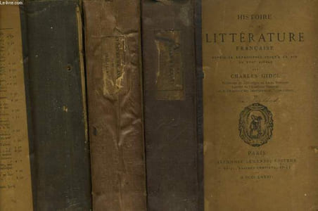 Histoire de la littérature française. 3 Tomes