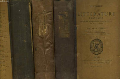 Histoire de la littérature française. 3 Tomes