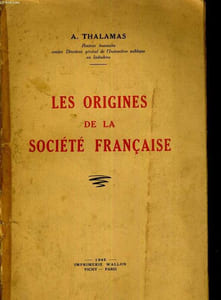 Les origines de la société française