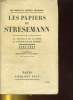 Les papiers de Stresemann I - La bataille de la Ruhr - La Conférence de Londres (1923-1924). BERNAHARD Henry, GOETZ Wolfgang, WIEGLER Paul