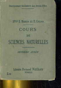 Cours de Sciences Naturelles - Deuxième année