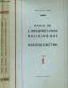 Bases de l'interpr&eacute;tation radiologique. DE ABREU Manoel