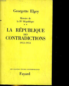 La république des contradictions 1951-1954