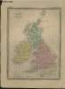 Carte des Îles Britanniques. LA BRUGERE F. de / BARALLE Alphonse