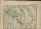 Carte de l'Amérique Centrale.. LA BRUGERE F. de / BARALLE Alphonse