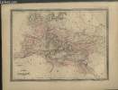 Carte de l'Empire Romain. LA BRUGERE F. de / BARALLE Alphonse