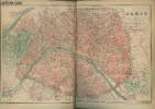 Plan de Paris, indiquant toutes les Avenues, boulevards, rues, passages, etc.... LA BRUGERE F. de / BARALLE Alphonse