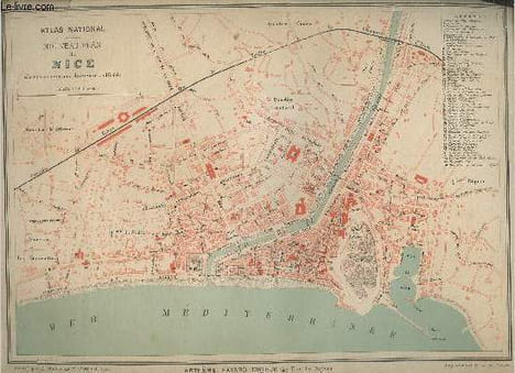 Plan de Nice.. LA BRUGERE F.