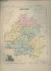 Carte du Département de la Dordogne.. LA BRUGERE F.