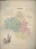 Carte de l'Aveyron.. LA BRUGERE F.