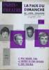 PARIS THEATRE N° 136: La paix du dimanche par John Osborne. COLLECTIF